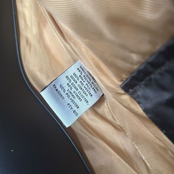 Jessica Simpson S Small Womens Down Filled Jacket Coat Brown Chocolate Parka - Picture 8 of 9